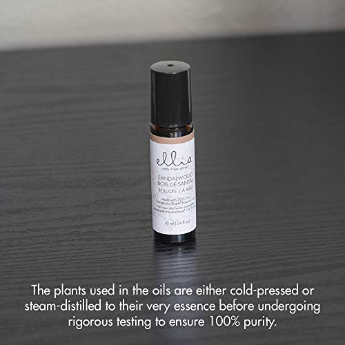 Ellia Sandalwood Essential Oil Roll-On | 10ml, 100% Pure, Therapeutic Grade - Image 4
