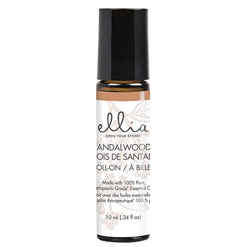 Ellia Sandalwood Essential Oil Roll-On | 10ml, 100% Pure, Therapeutic Grade - Image 1