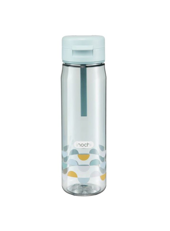 Inochi Kita Fami Active Water Bottle 700ml / Premium Quality BPA Free | Non-Toxic and Safe | For Outdoor Adventures, Sports Activities, Travel, School, Work | with Leak Proof Flip Top Lid | With Carry Strap | Convenient Opening Button | Dishwasher Safe -  Turquoise - Image 1