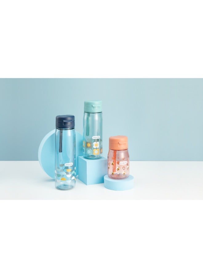 Inochi Kita Fami Active Water Bottle 700ml / Premium Quality BPA Free | Non-Toxic and Safe | For Outdoor Adventures, Sports Activities, Travel, School, Work | with Leak Proof Flip Top Lid | With Carry Strap | Convenient Opening Button | Dishwasher Safe -  Turquoise - Image 3