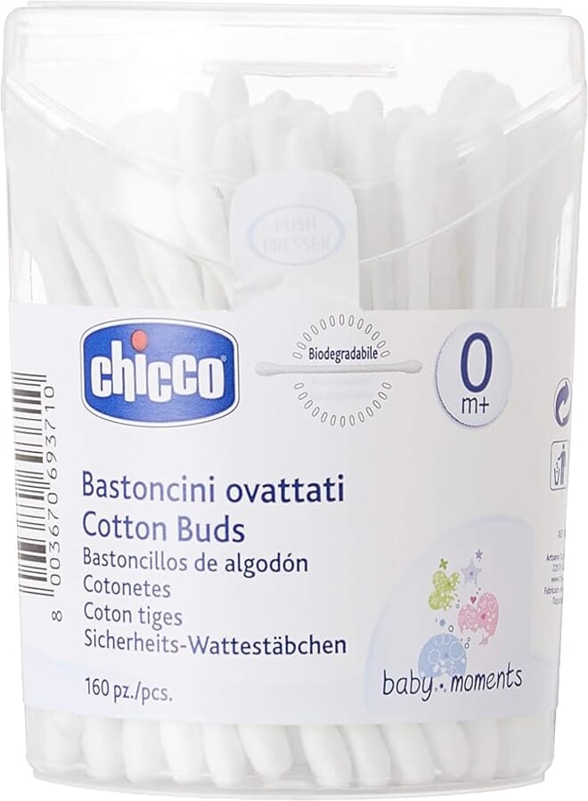 Chicco Cotton Tips 160 Pcs 1/24 00064457000000