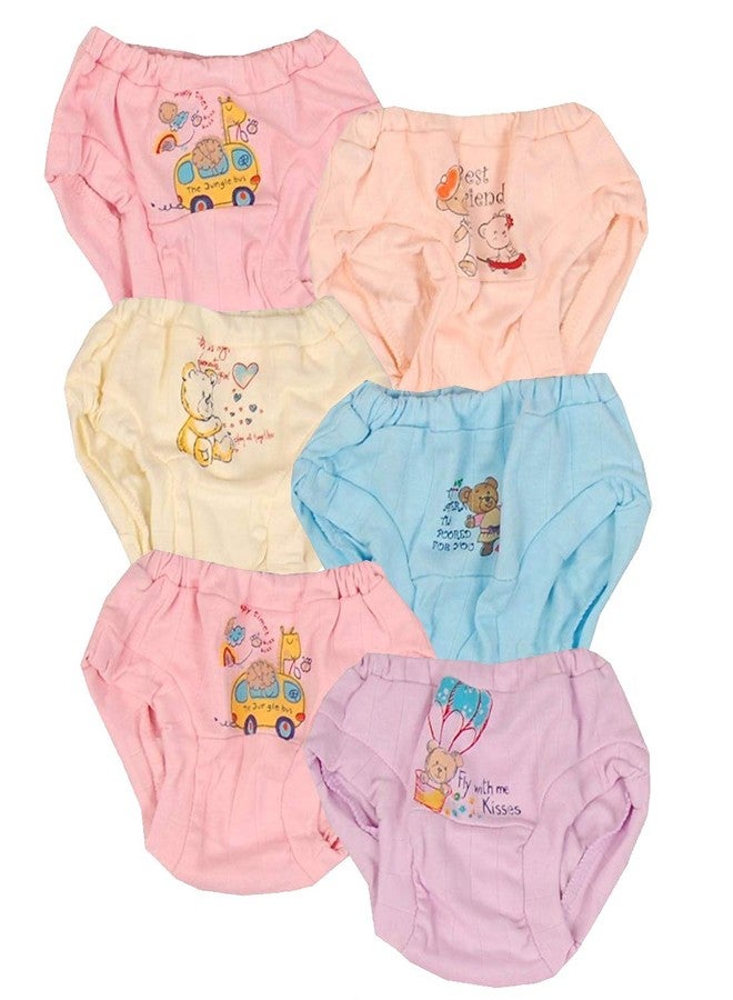 mittenbooty� New Born Cotton Unisex Baby Drawer's Pack of 6 Multicolour - Image 1