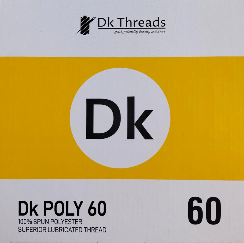 DK Threads Sewking Threads 2 PLY Polyester Sewing Thread Assorted Thread Box | Multicolored Thread Spools - 180 Mtr (50 Colors, Set D) - Image 3