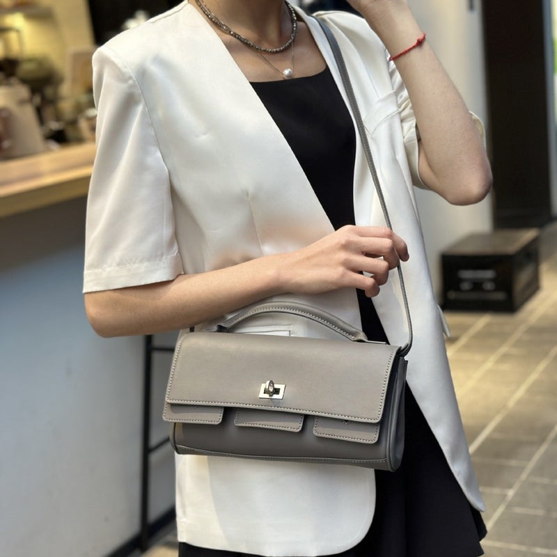 Retro Clutch Bag Commuter Shoulder Armpit Bag Niche Commuter Tote Bag Fashion Classic Kelly Bag - Image 3