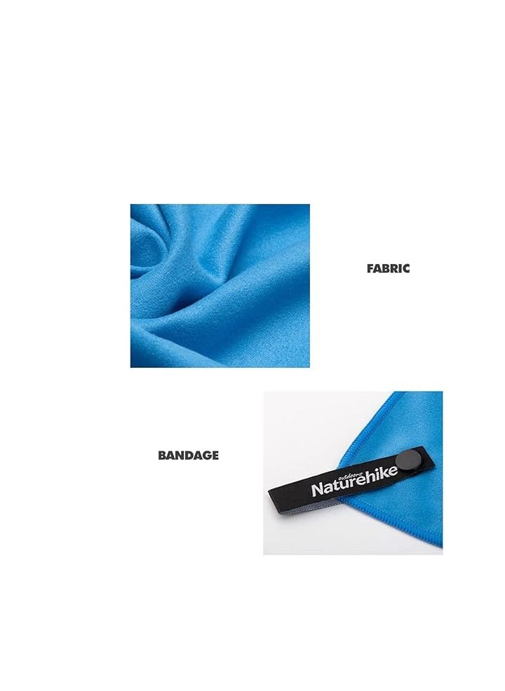 Naturehike Fitness Antibacterial Quick-Drying Beach Towel/Bath Towel Black 160 * 80cm  - Image 3