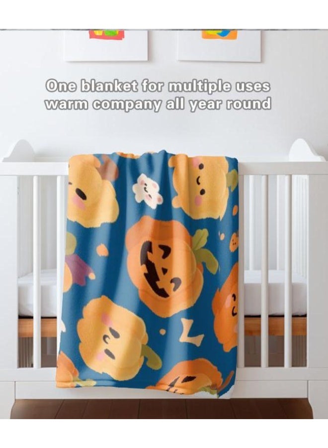 عام بطانية رقيقة من الفانيلا الكرتونية للأطفال والرضع (دافئة ومريحة، ومناسبة للنوم والألعاب) 70 سم * 100 سم - Image 4