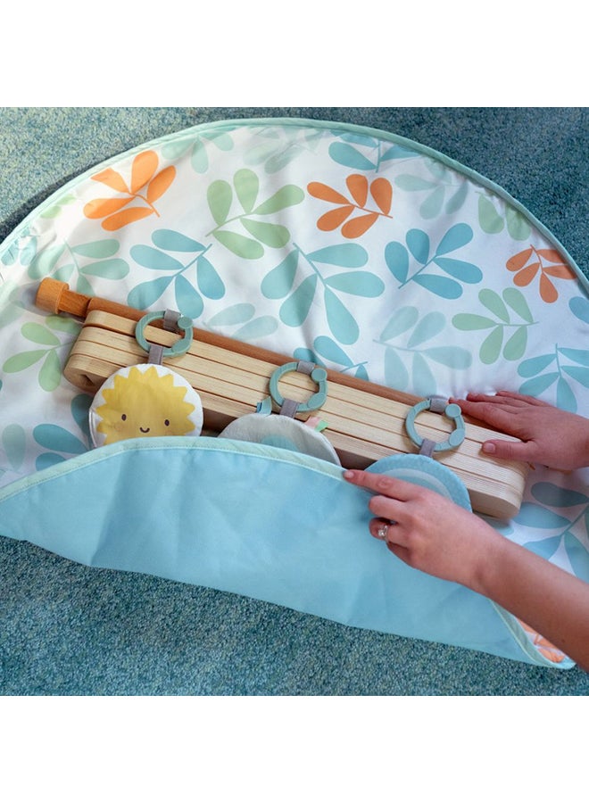 ingenuity ity by Ingenuity - Sun Valley Wooden Toy Arch & Play Mat, Nature-Inspired Baby Gym with Developmental Toys, Gender-Neutral, 0-36 Months - Image 5