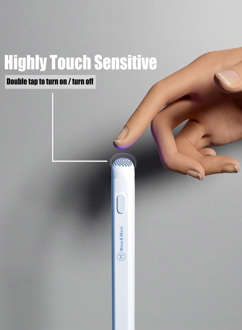 Max & Max Stylus Pen with Palm Rejection & Magnetic Design – Compatible with Apple iPad 6th–10th Gen, iPad Pro 11''/12.9'', iPad Air 3rd–5th Gen, iPad Mini 5/6 - Image 2