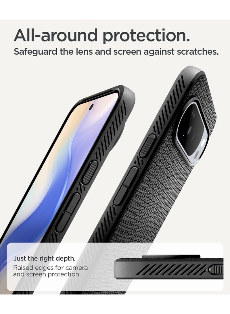 Spigen Liquid Air MagFit Google Pixel 10 Pro XL Case Cover [Pixelsnap and MagSafe compatible] - Matte Black - Image 5