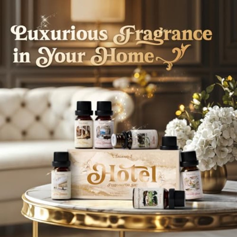 Fragrance Oil Essential Oils Gift Set Diffuser Oils Scented Oils for Soap and Candle Making Santal My Way Day Dream Secret Desires White Tea 6 PCS Aromatherapy Blends for Home Office Spa - Image 4