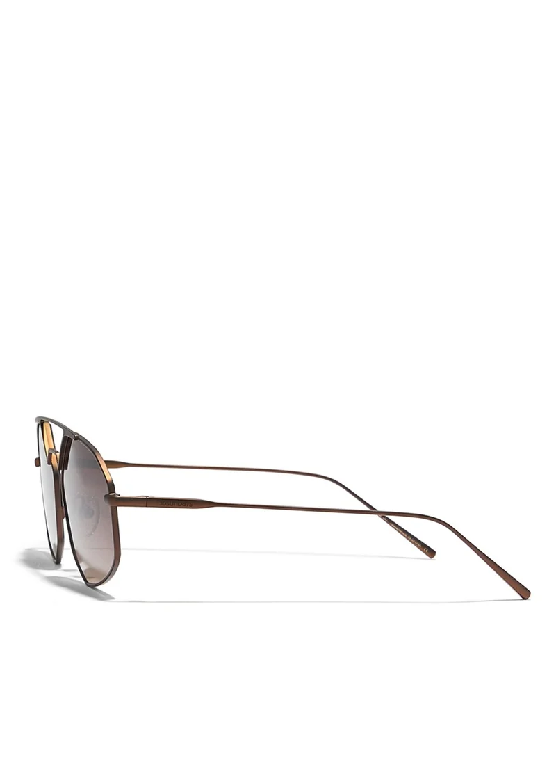 30Sundays POIRET - La French Collection Men Brown Sunglasses - Frame Material: Metal - Lens Color: Brown- Frame Color: Brown - Full Rim