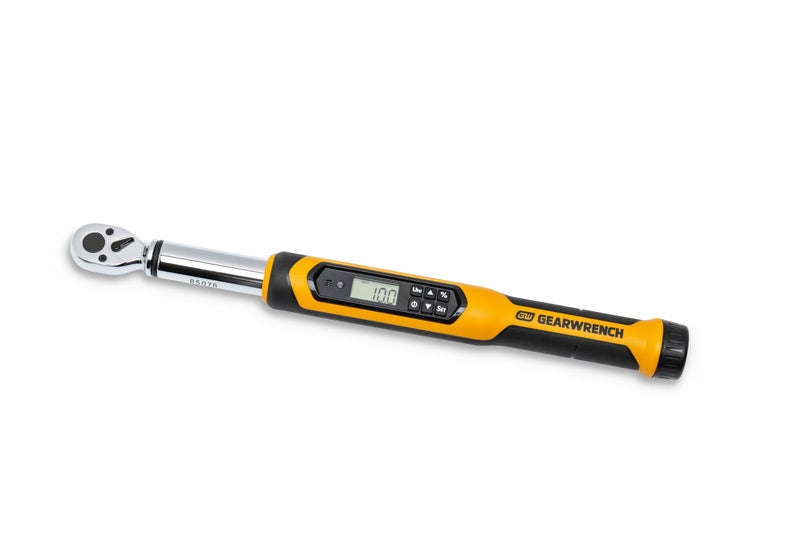 GEARWRENCH 3/8 Drive Electronic Torque Wrench 7.4-99.6 FT LB | 85076 - Image 1