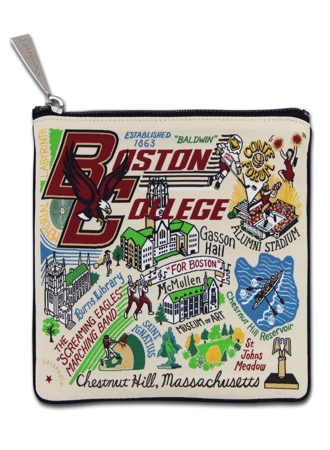 Catstudio Zipper Pouch, Boston College Travel Toiletry Bag, 5 x 7", Ideal Makeup Bag, Dog Treat Pouch, or Purse to Organize Supplies for Grads & Alumni - Image 1
