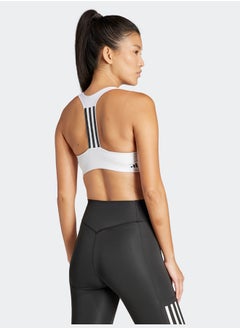 Adidas Powerimpact Training Medium-Support 3-Stripes Bra  - Image 3