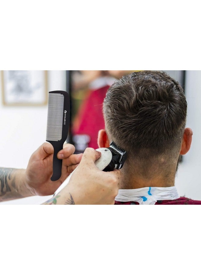 Hyoujin HYOUJIN 901 Black Carbon Flat Top Clipper Comb 230℃ Heat Resistant Hair Cutting Combs Great for Clipper-cuts and Flattops - Image 2