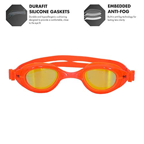 TYR Blend Special Ops 2.0 Junior Polarized Goggles (Gold-Orange) - Image 2