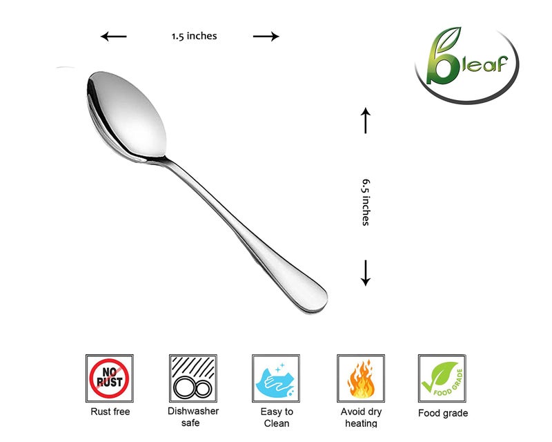 BLeaf Stainless Steel-Happy Dinner Set/Dinnerware/Serveware 30pcs Set - Image 5