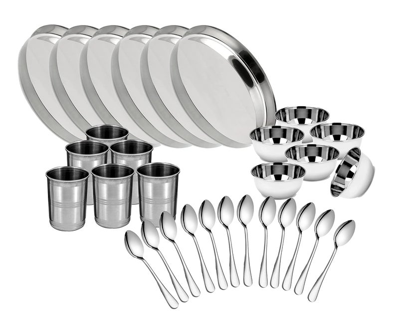 BLeaf Stainless Steel-Happy Dinner Set/Dinnerware/Serveware 30pcs Set - Image 1