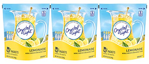 Crystal Light Lemonade Drink Mix  86 oz  16 ct  3 pk Packaging May Vary - Image 1