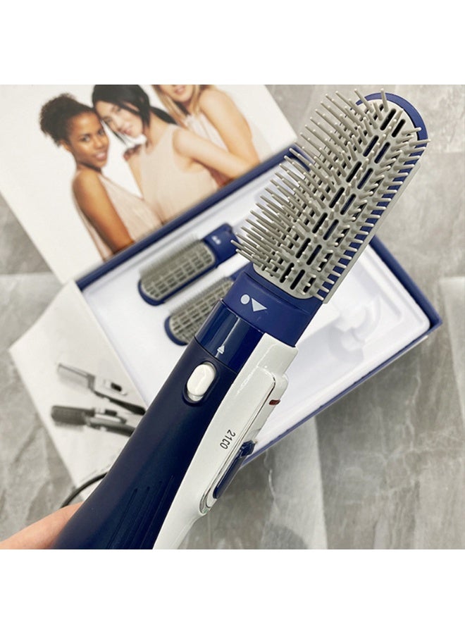 3-in-1 Multifunctional Hot Air Brush,Straightener, Curling Iron and Hairdryer with Interchangeable Attachments - Image 2