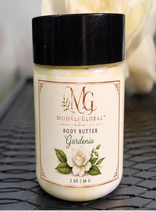 Modali Global Whipped Body Butter, Gardenia Scented, 2 oz - Image 1