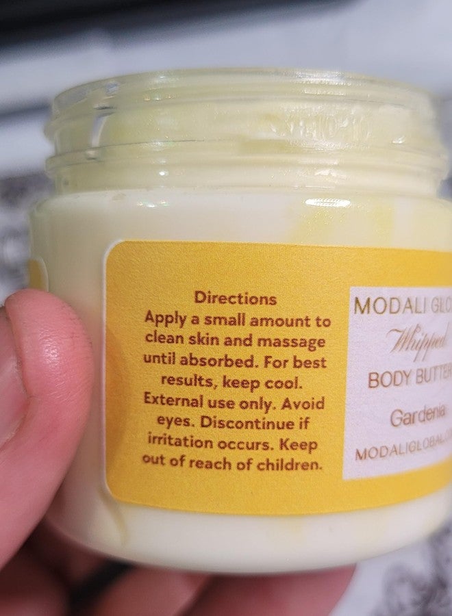 Modali Global Whipped Body Butter, Gardenia Scented, 2 oz - Image 4
