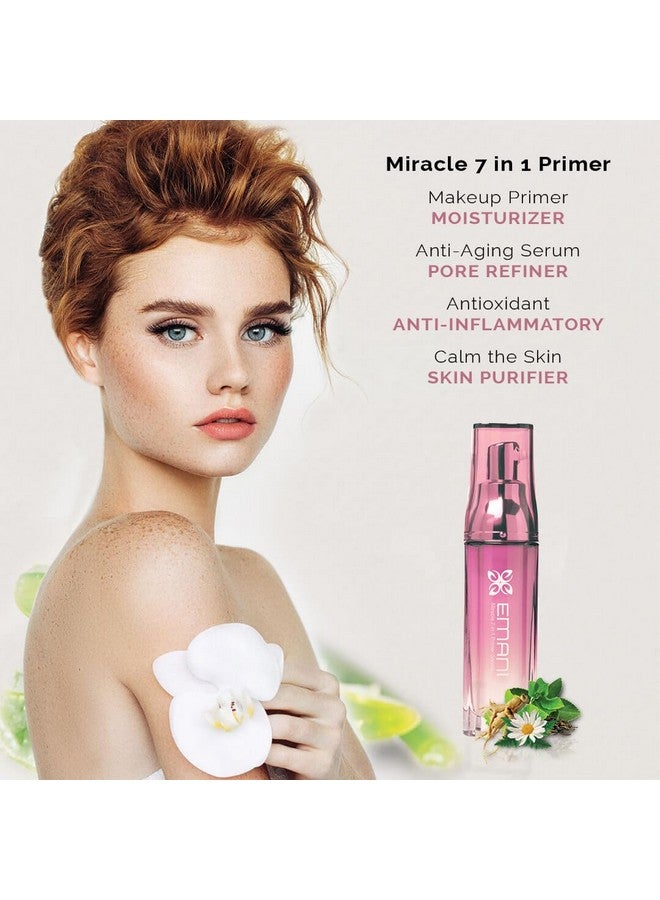 Emani Miracle 7in1 Primer Serum for Large Pores and Oily Skin, Infused With Korean Fermented Ginseng to Promote Collagen Brightening and Minimize Fine Lines Discolorations, 1.18 fl oz - Image 2