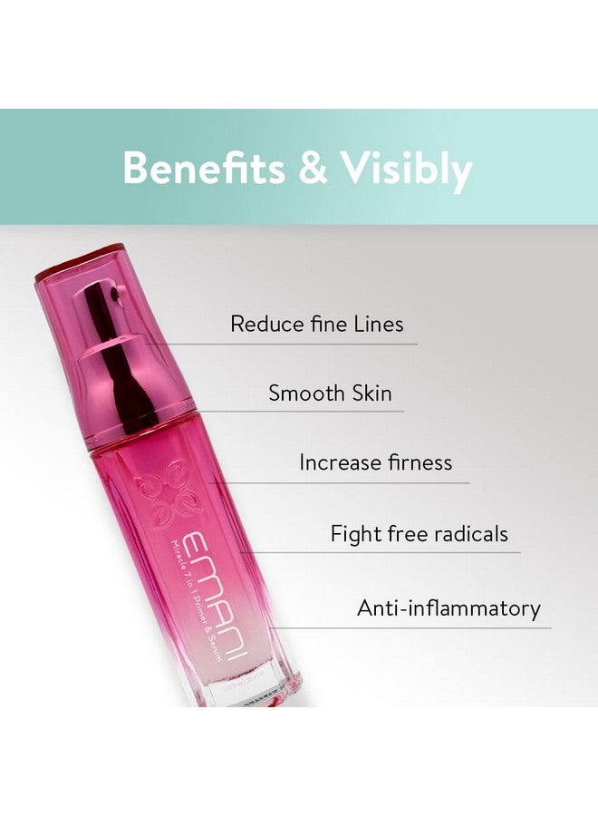 Emani Miracle 7in1 Primer Serum for Large Pores and Oily Skin, Infused With Korean Fermented Ginseng to Promote Collagen Brightening and Minimize Fine Lines Discolorations, 1.18 fl oz - Image 4