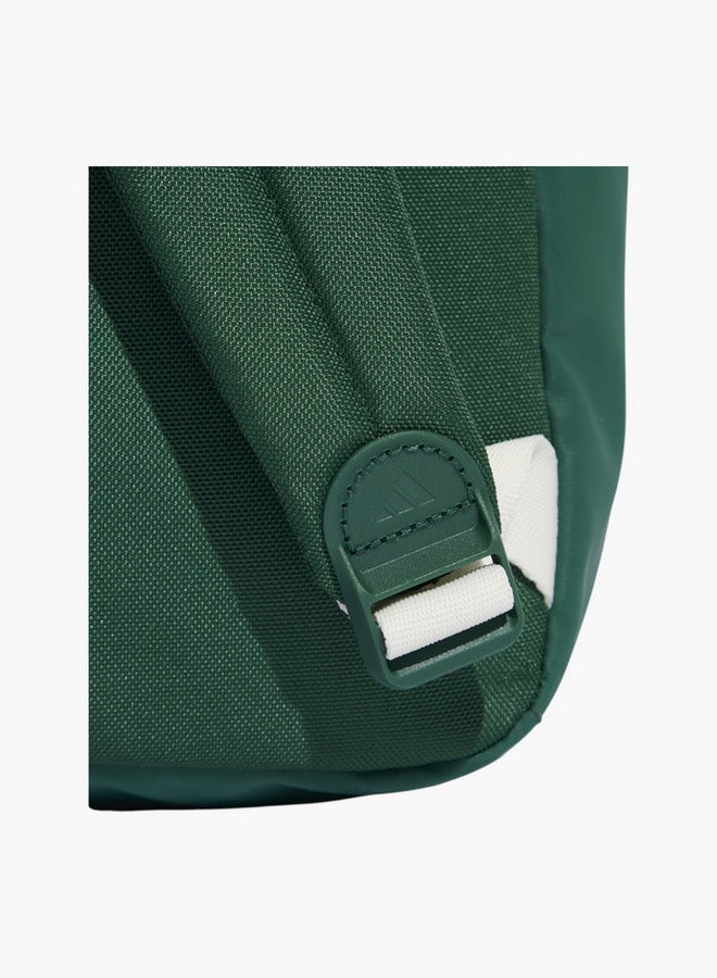 Adidas Logo Print School Backpack With Adjustable Shoulder Straps And Zip Closure - Image 5