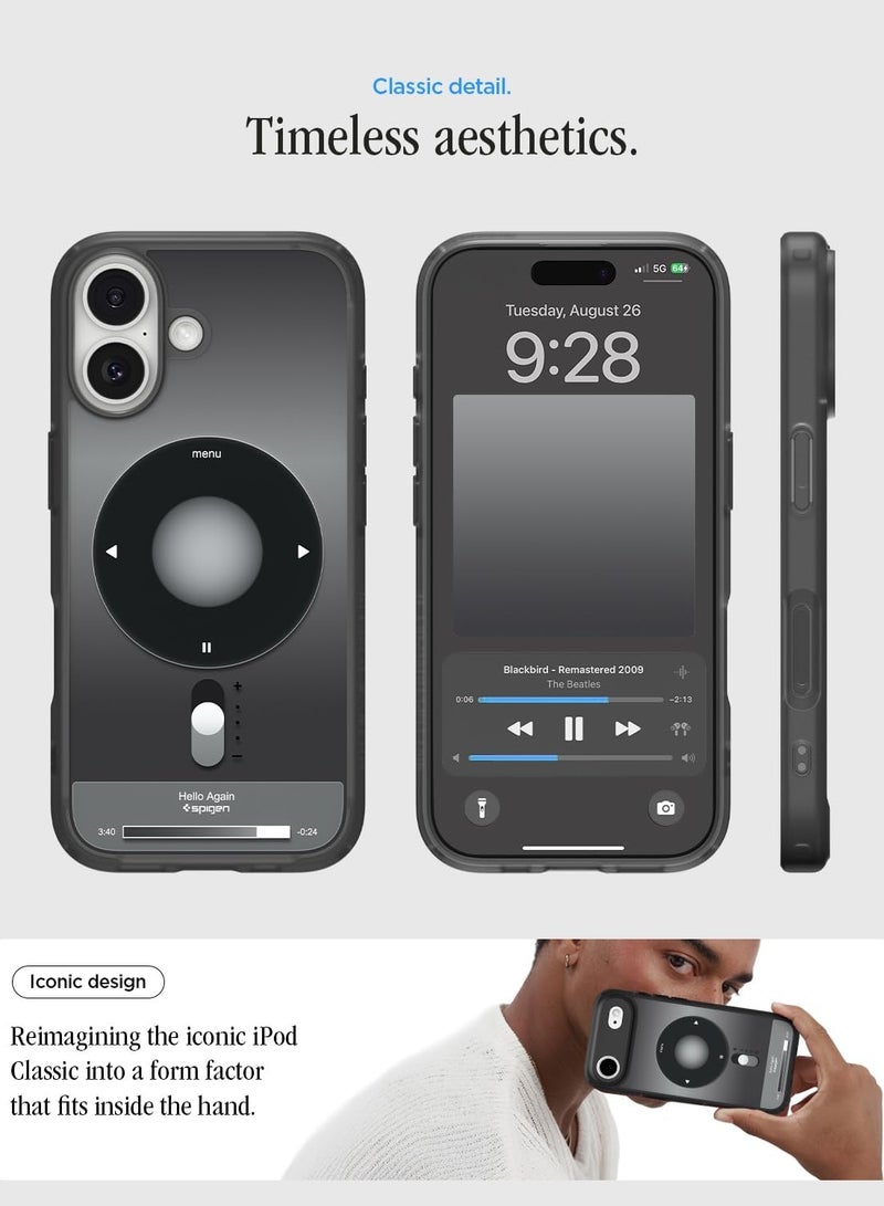 Spigen Ultra Hybrid MagFit iPhone 17 Case Cover with MagSafe (2025) - Classic Black - Image 4