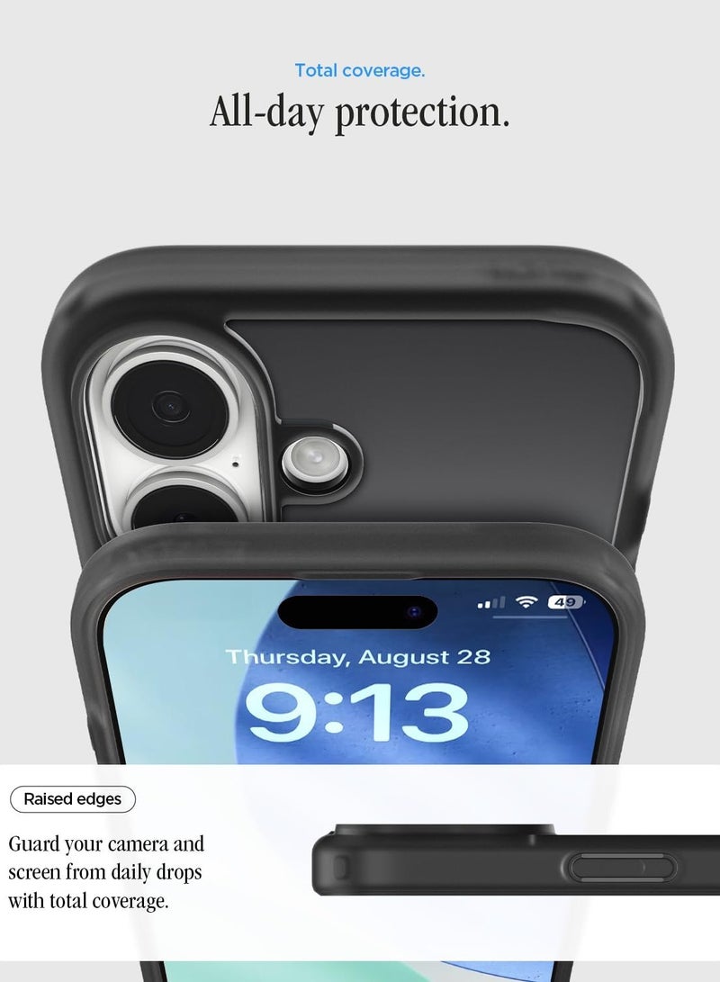 Spigen Ultra Hybrid MagFit iPhone 17 Case Cover with MagSafe (2025) - Classic Black - Image 5