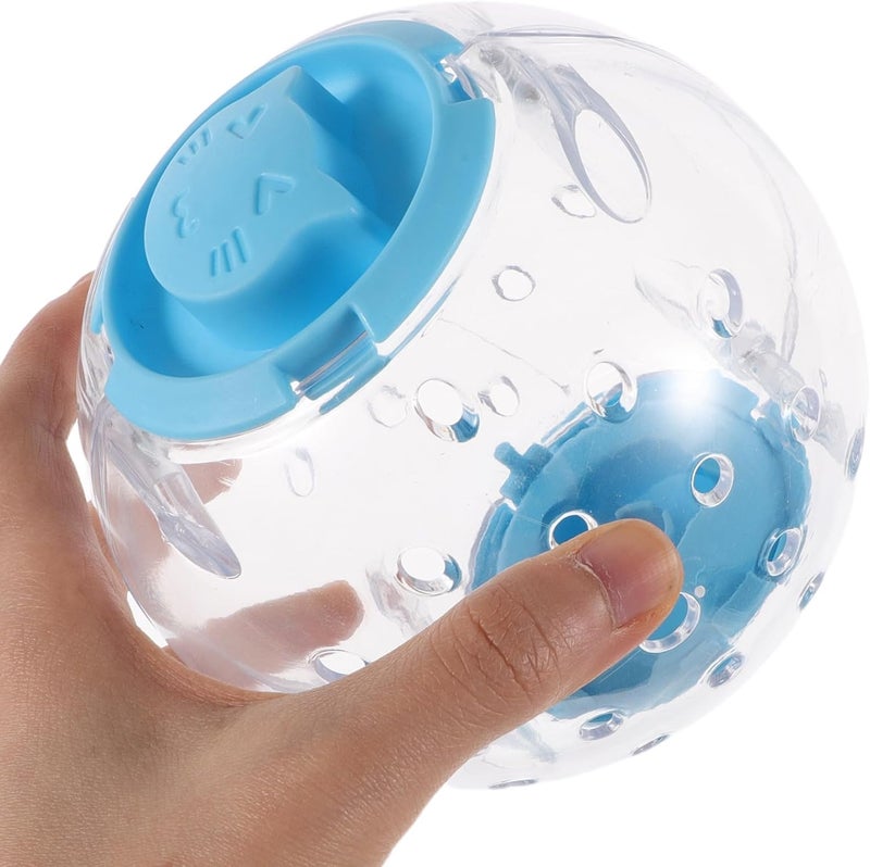 GALPADA Hamster Exercise Wheel Ball 12cm Silent Small Animal Activity for Hamsters Gerbils Pet Fitness Rolling Blue - Image 4