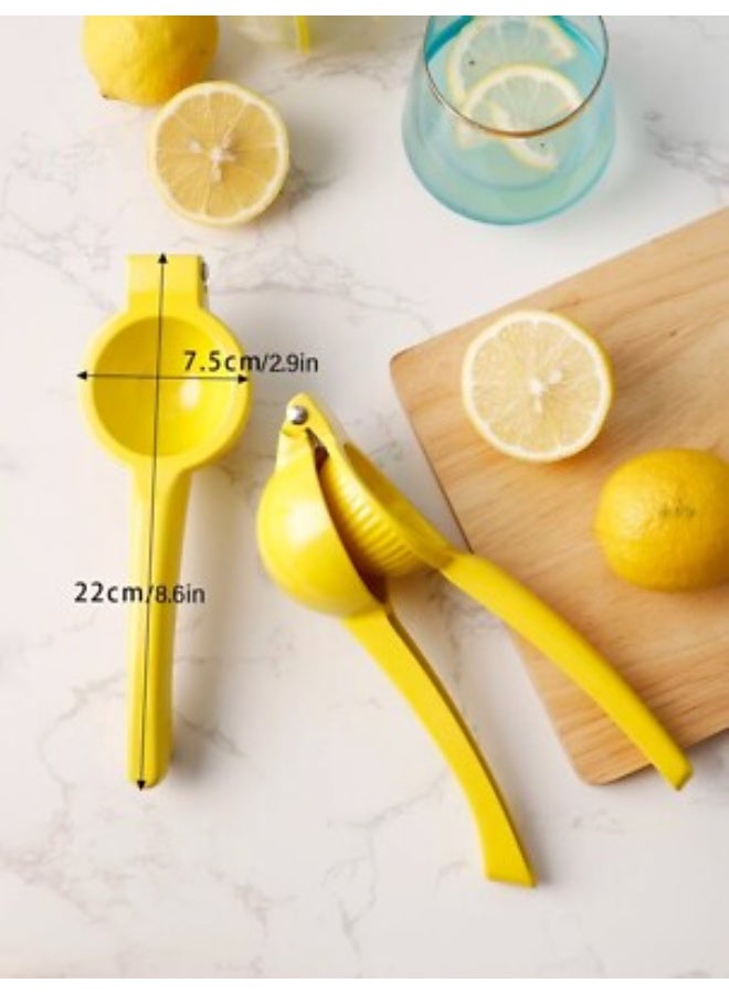 Spaceshoop Lemon Squeezer Hand Press Juicer Manual  Rustproof Aluminium Alloy Stainless Steel Anti Etchant Free  Portable Citrus Juicer for Squeezing Lemon and Citrus Fruit - Image 2
