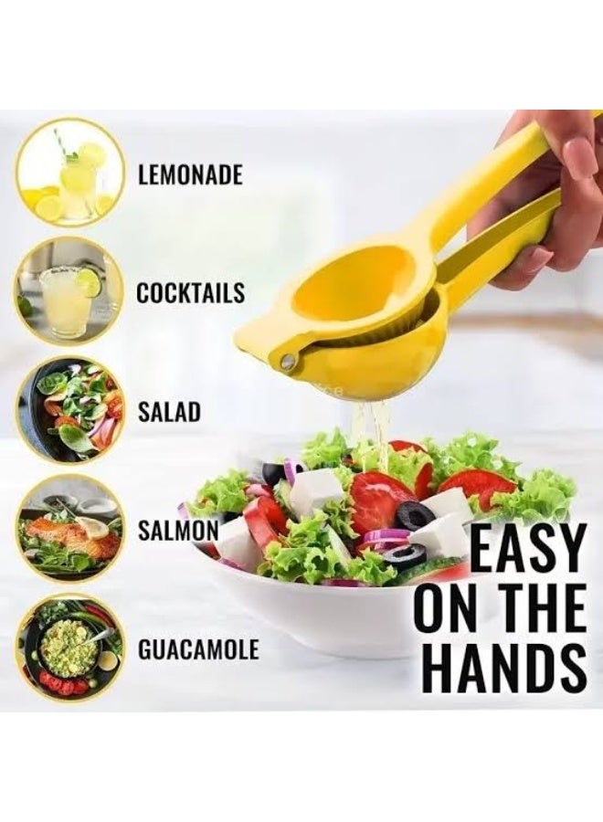 Spaceshoop Lemon Squeezer Hand Press Juicer Manual  Rustproof Aluminium Alloy Stainless Steel Anti Etchant Free  Portable Citrus Juicer for Squeezing Lemon and Citrus Fruit - Image 3