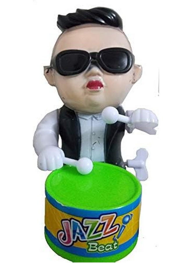 Arsdewy ARSDEWY Combo Set of 4 Different Key Operated Toys, Fish, Lizard, Mini Vehicle, Drummer Boy Toys for Kids/Baby Attractive Colors  - Image 2