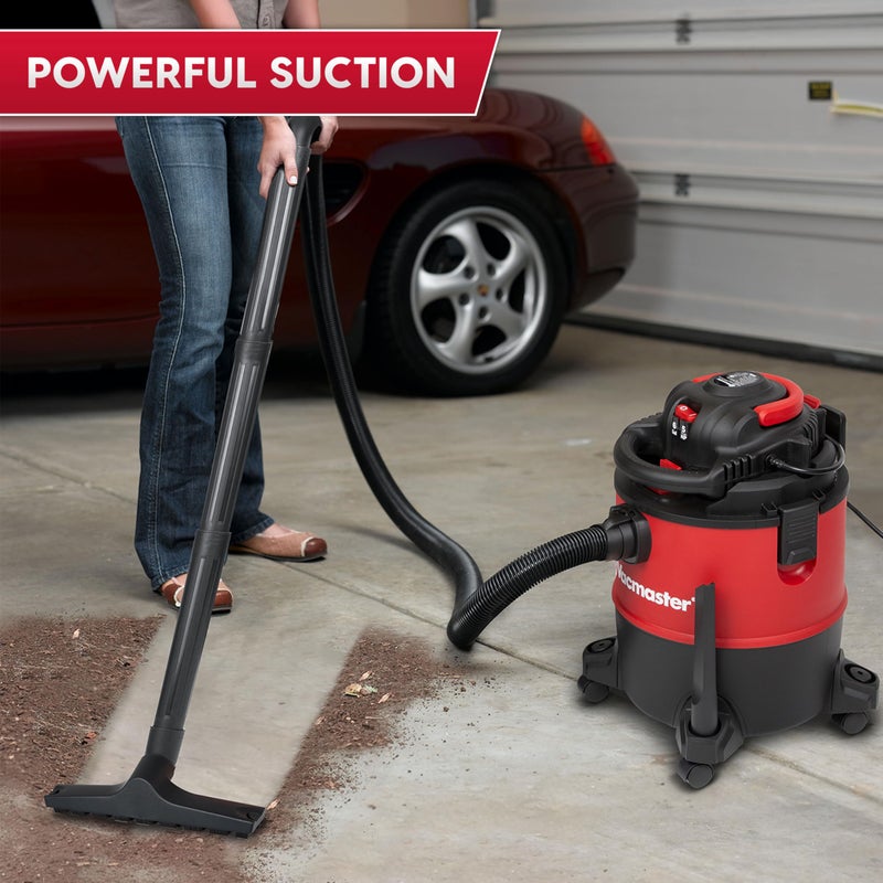 Vacmaster Wet/Dry Vacuum with Detachable Blower 6 Gallon 5 Peak HP-VBVB611PF 1101 - Image 5