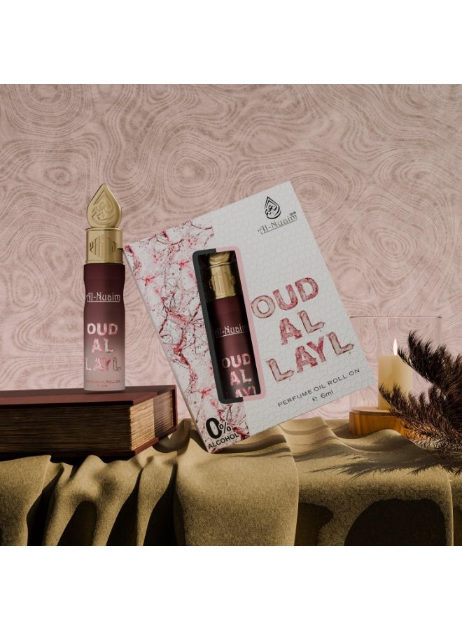 Al Nuaim Al-Nuaim French Tobacco Attar Roll-On 6ml | Alcohol-Free Unisex Concentrated Perfume Oil | Long Lasting Warm, Smoky & Woody Fragrance for Men & Women | Pocket Size Attar - Image 4