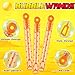 Rotatingpals 32 Pcs Red Star Print Bubble Wands Orange Bubble Wands for Party Favors Adult Summer Activity Birthday Gifts Carnival Easter Goody Bag Stuffers Wedding Supplies - Image 4
