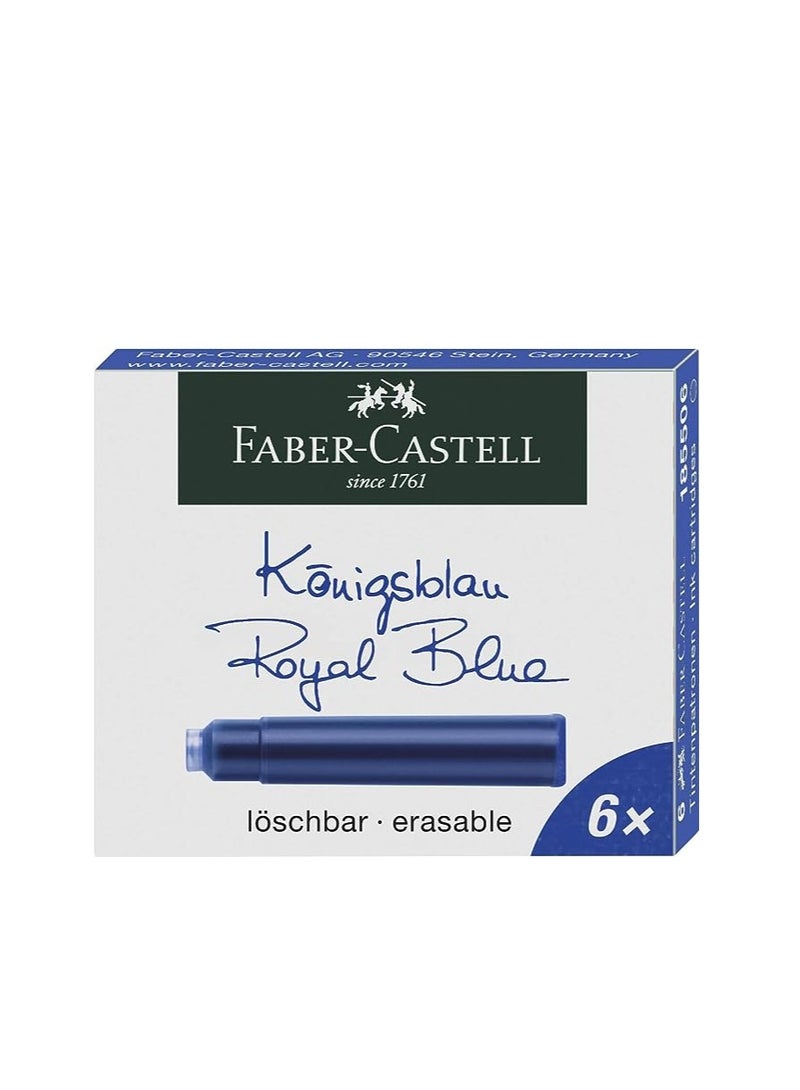 FABER-CASTELL 36-Piece Blue Fountain Pen Ink - Image 2