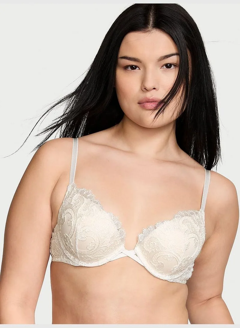 Victoria's Secret Boho Floral Embroidery Push-Up Bra