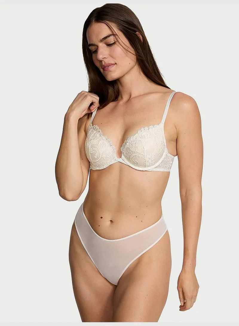 Victoria's Secret Boho Floral Embroidery Push-Up Bra