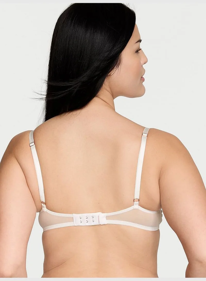 Victoria's Secret Boho Floral Embroidery Push-Up Bra