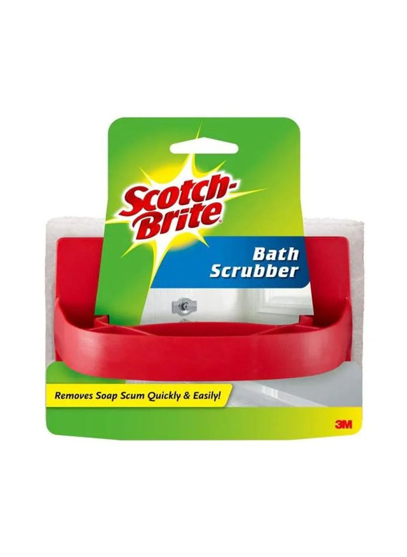Scotch Brite - Handled Bath Scrubber 3.8x5.8 Inch, Pack of 1 - Image 1