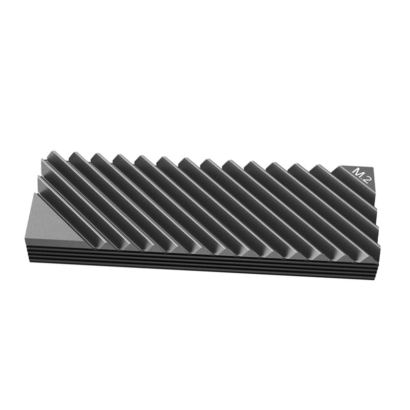 Thin 3mm Aluminum M 2 SSD Heatsink For NVMe Cooling Computer Gaming Workstation Grey - Image 2