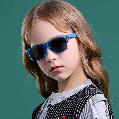 Kursan Kids Polarized Sunglasses for Boys Girls TPEE Rubber Flexible Frame Shades Age 3-10 (Pink) - Image 2