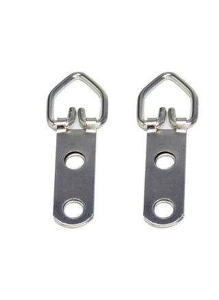 Framing Hardware Durable Iron D Ring Picture Hangers 10 Pack With Screws Rust Proof D Ring Hangers For Mounting Photo Frames Paintings And More Strong Picture Frame Hardware 2 Holes - pzsku/Z9DA6CA7F0733354A2826Z/45/_/1720071066/6dd0ee6e-3550-4c56-b113-1fee31d34b63