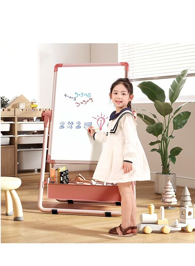 Children's drawing board, household magnetic stand type double-sided teaching small blackboard, baby watercolor painting doodle erasable whiteboard - Image 5