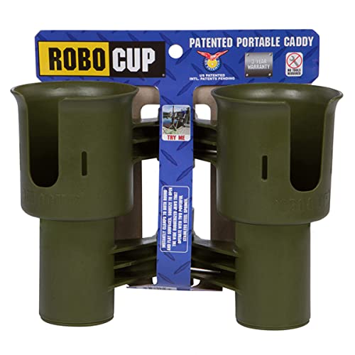 RoboCup, Olive, Updated Version, Best Cup Holder for Drinks, Fishing Rod/Pole, Boat, Beach Chair/Golf Cart/Wheelchair/Walker/Drum Sticks - Image 1