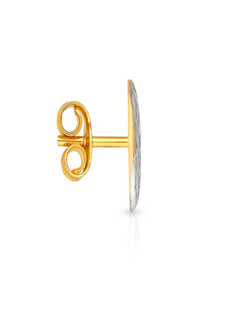 Malabar Gold and Diamonds 22KT 916 Gold Studs Earrings for Women LAER261 - Image 2