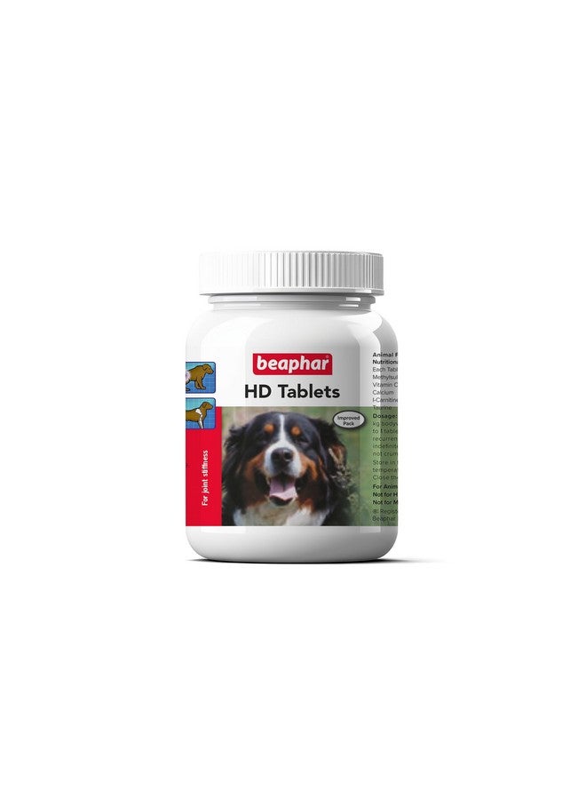 Beaphar HD Tablet Dog Joint Supplement for Hip Dysplasia & Joint Problems - 60 Tablets (Pack of 2) - Image 1